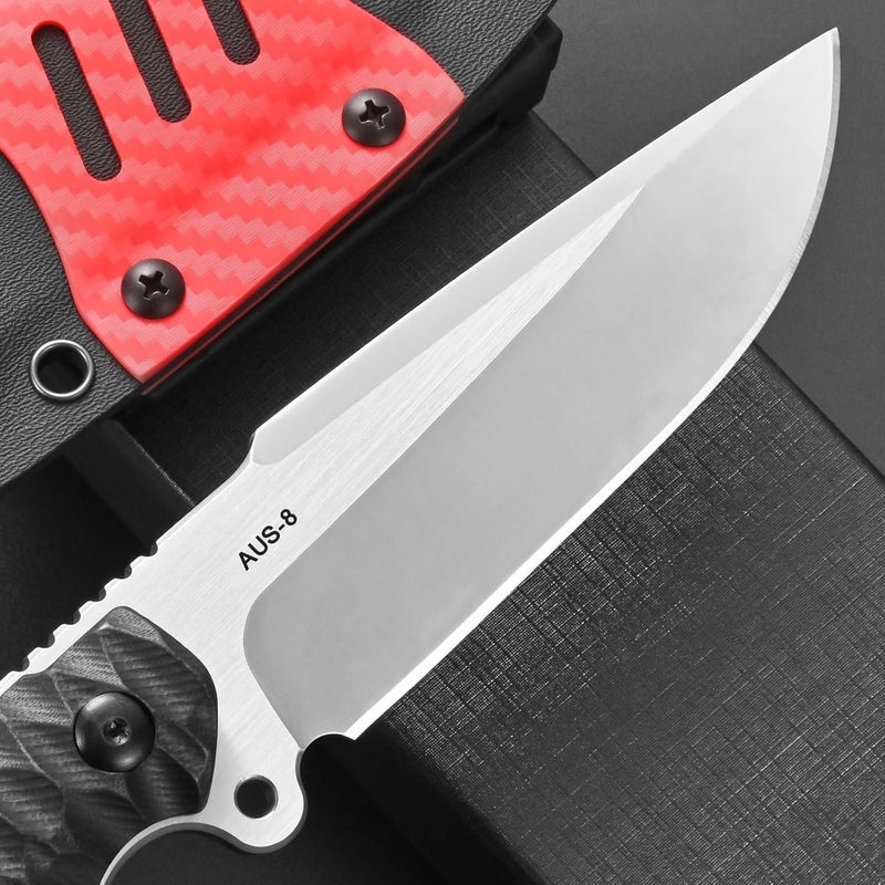 Eafengrow EF162 Fixed Blade Knife AUS-8 Steel Blade G10 Handle Full Tang Compact EDC Tool Fix Knifes for Outdoor Camping Survival - Image 4